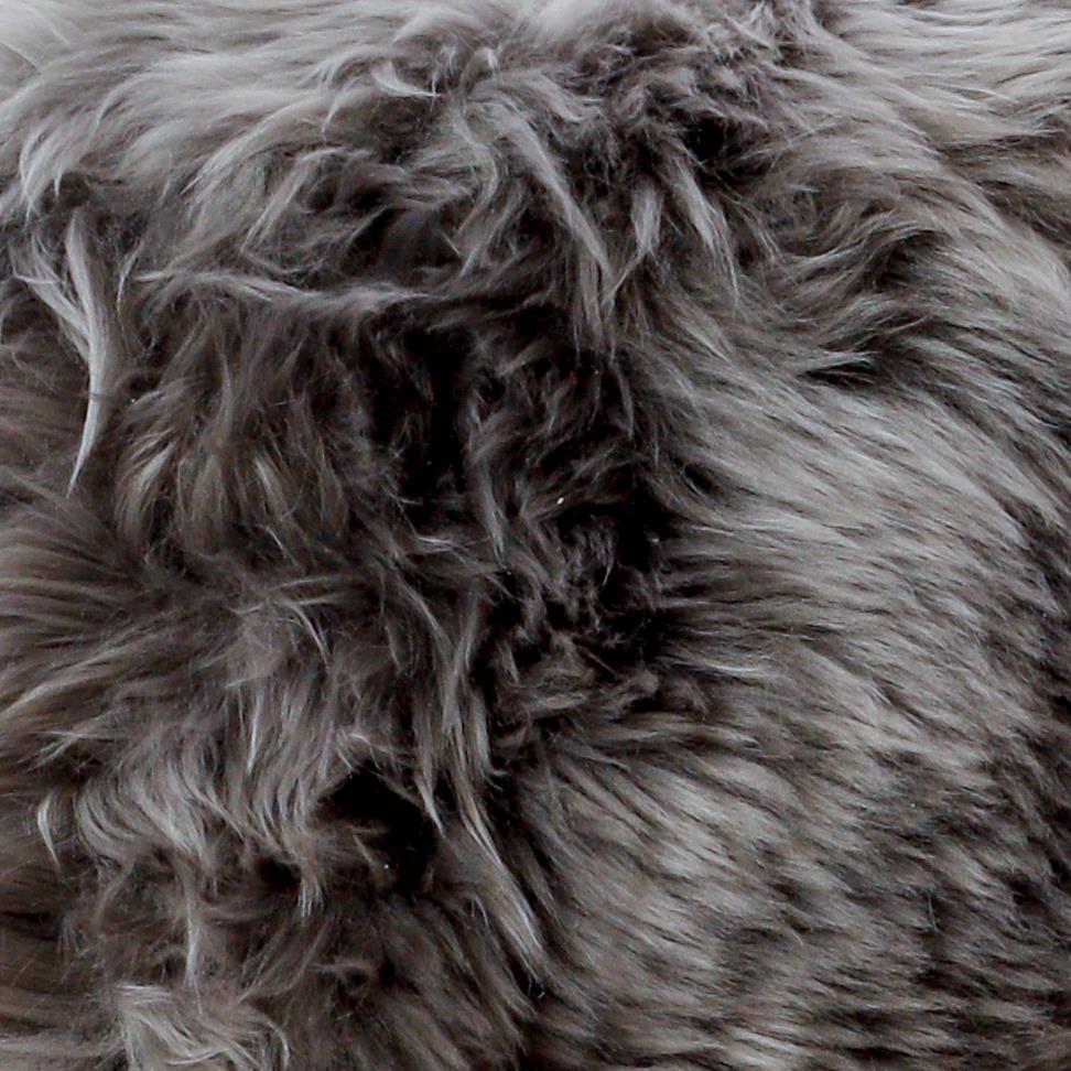 XL Luxurious Sheepskin Beanbag Grey