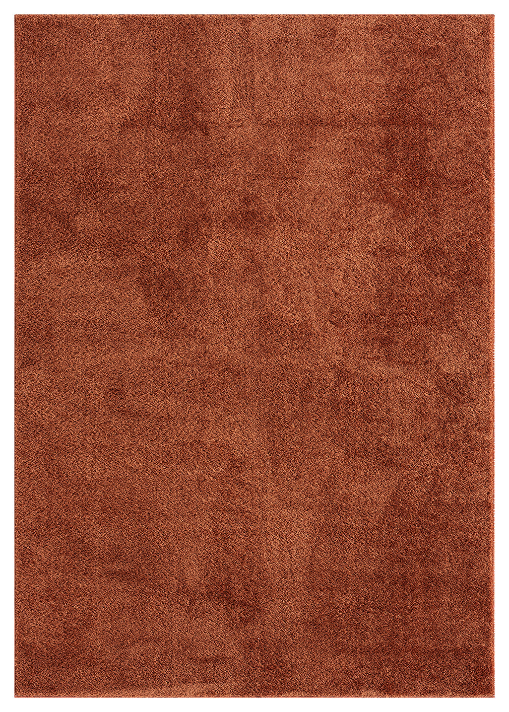 Comfy Plain Brown Terracotta Washable Rug