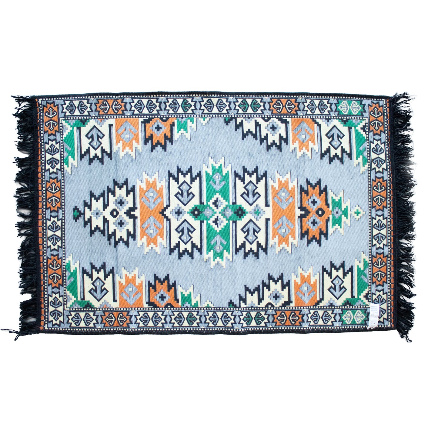 Charcoal Kilim Rug 125cm x 80 cm