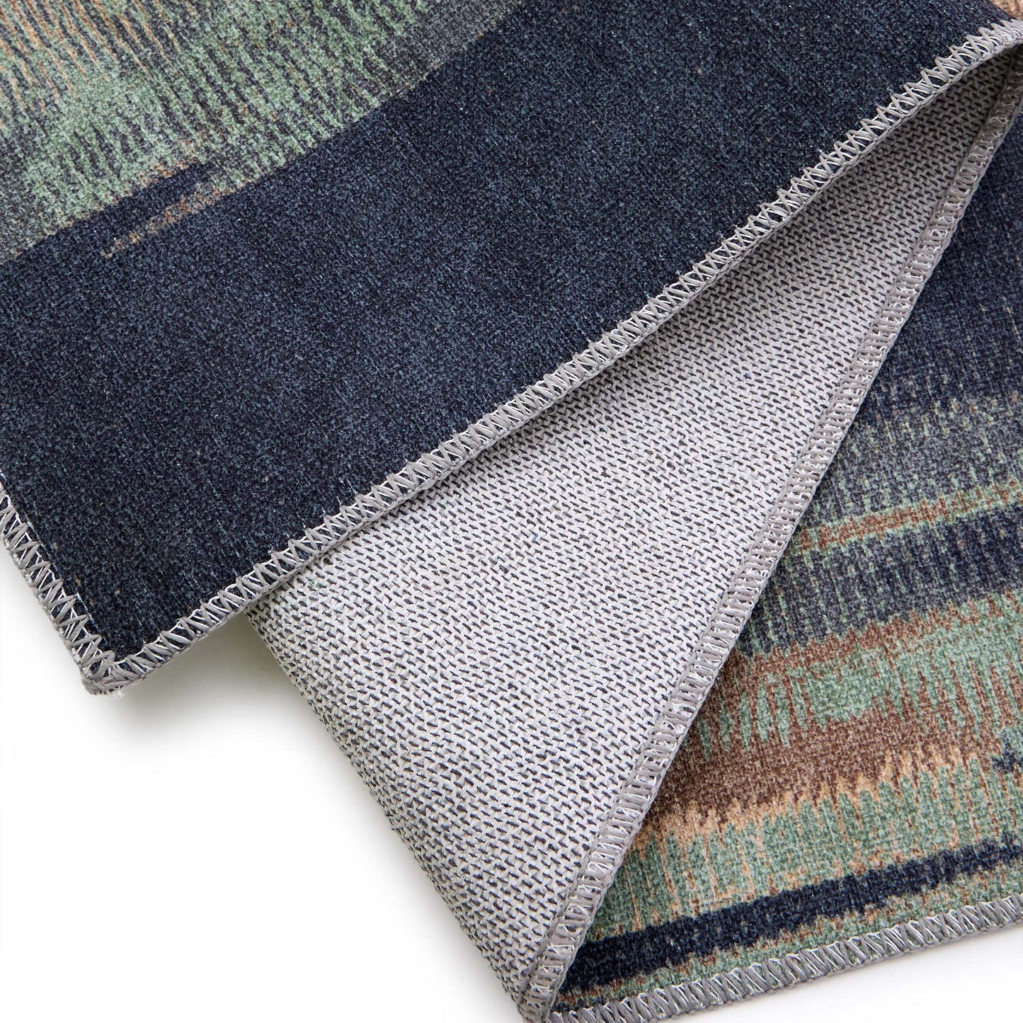 Origin Large Sedona Washable Rust & Navy Rug 160cm X 230cm