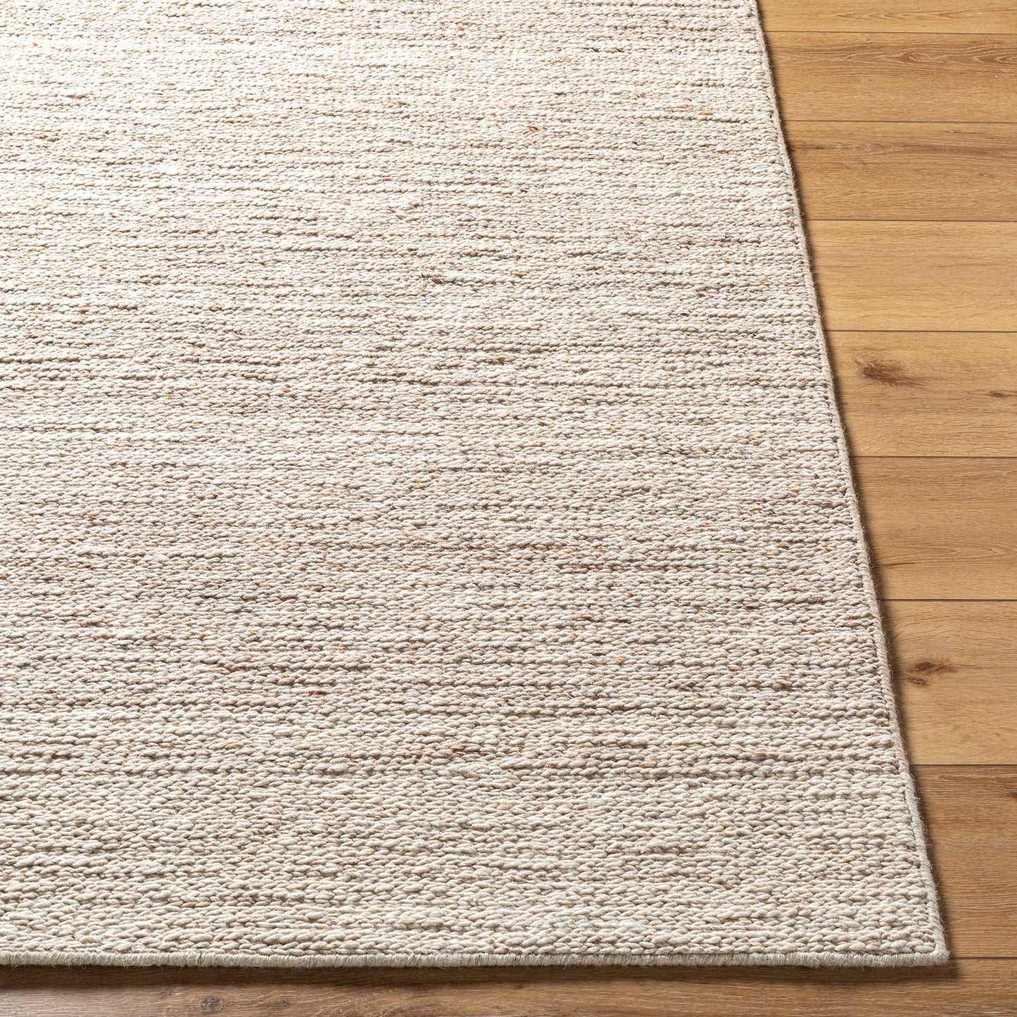 Derby Cottage Beige Modern Wool Rug