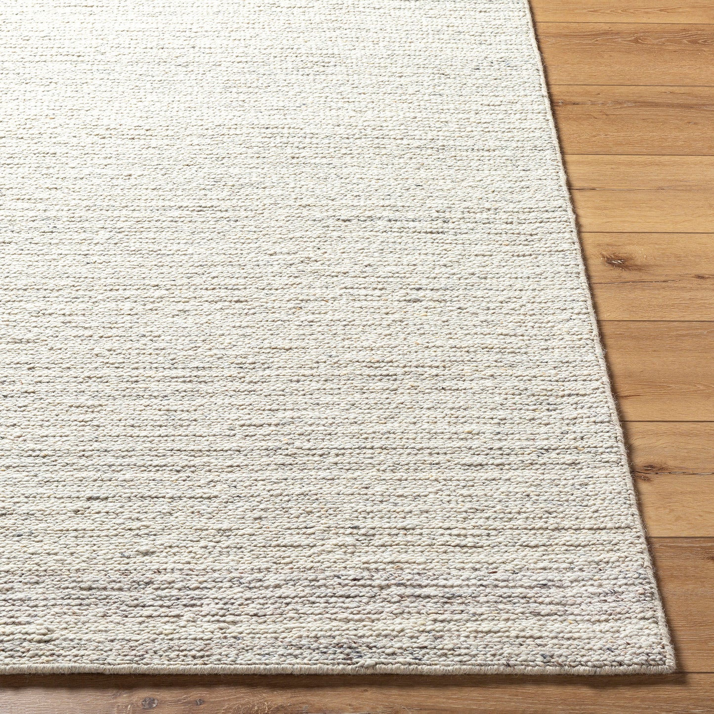 Derby Cottage Grey Modern Wool Rug