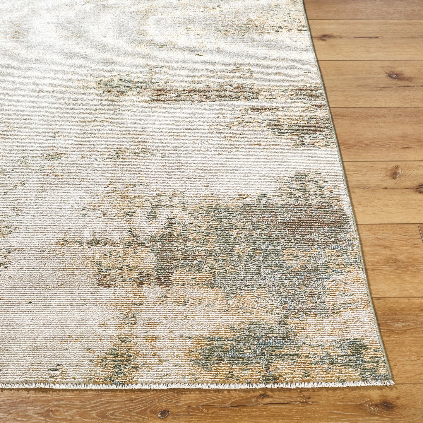 Myrtle Avenue III by Galey Alix Modern Brown Marble Rug