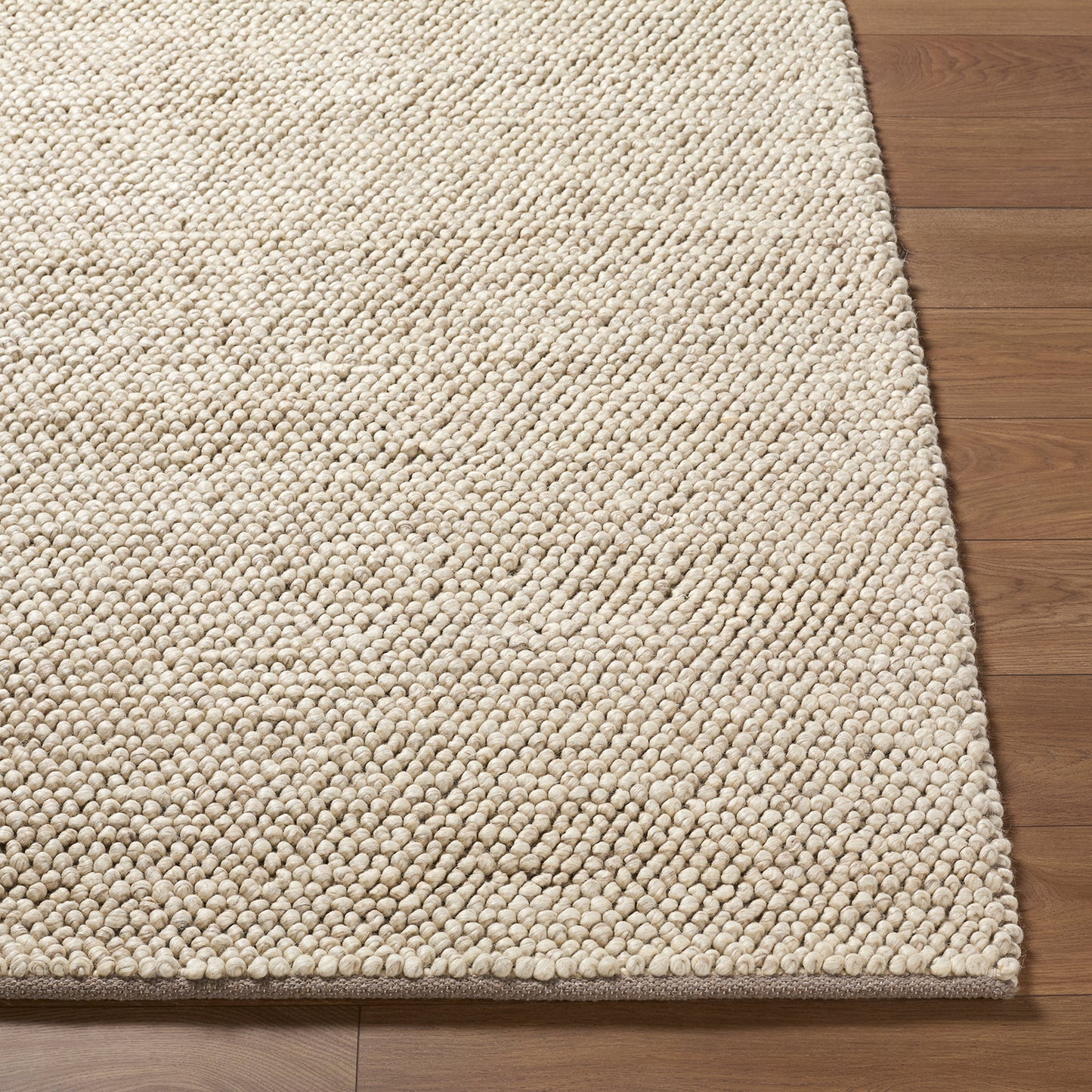 Hazar Global Beige Modern Wool Rug