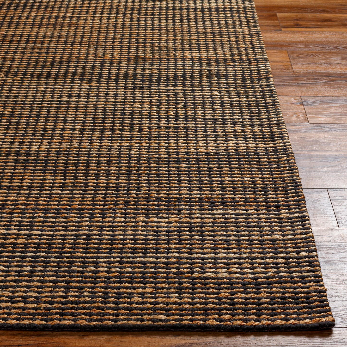 Priya Brown Modern Jute and Wool Rug