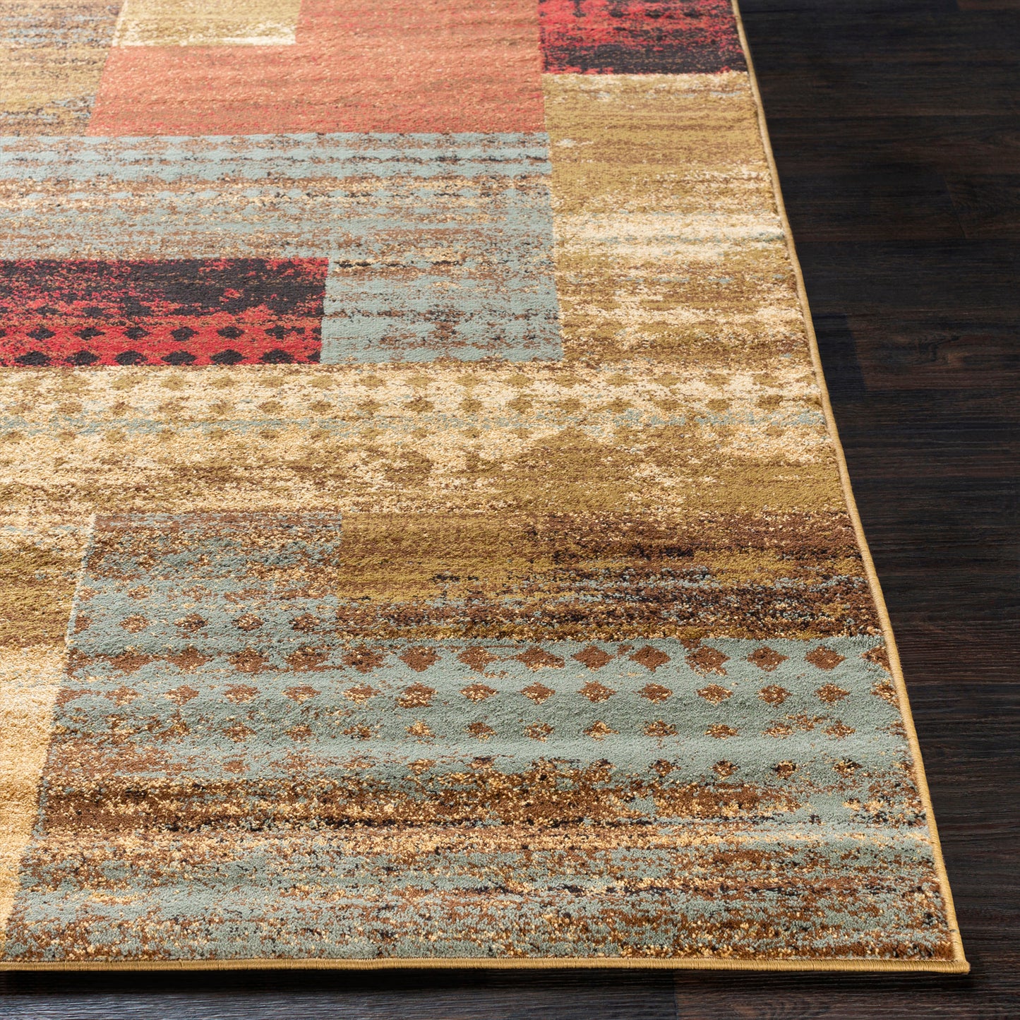 Riley Multicolour Modern Graphic Rug