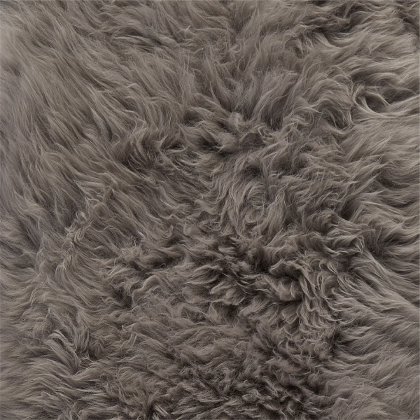 Grey 4 Pelt Sheepskin Rug