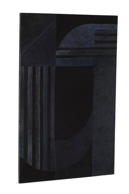 Safira Grey And Black Deco Print Wall Art