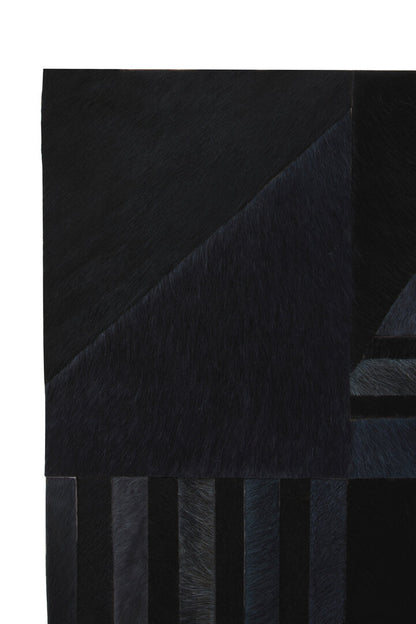 Safira Grey And Black Deco Print Wall Art