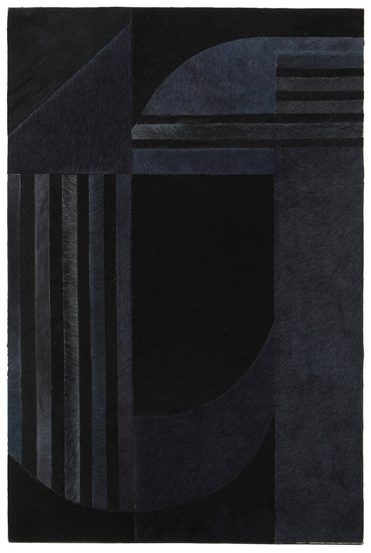 Safira Grey And Black Deco Print Wall Art