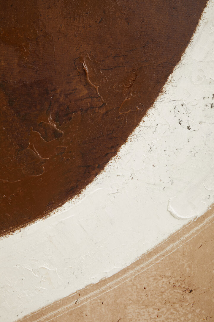 Astratto Brown and Natural Textured Wall Art