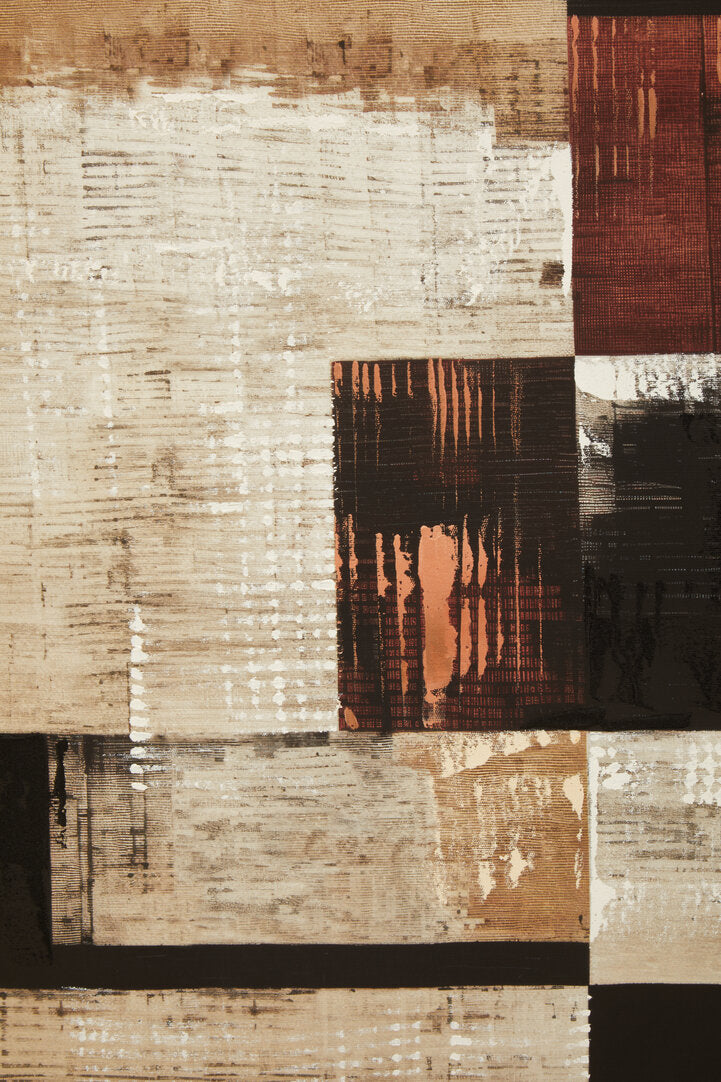 Astratto Set of 2 Geometric Abstract Canvas Wall Art