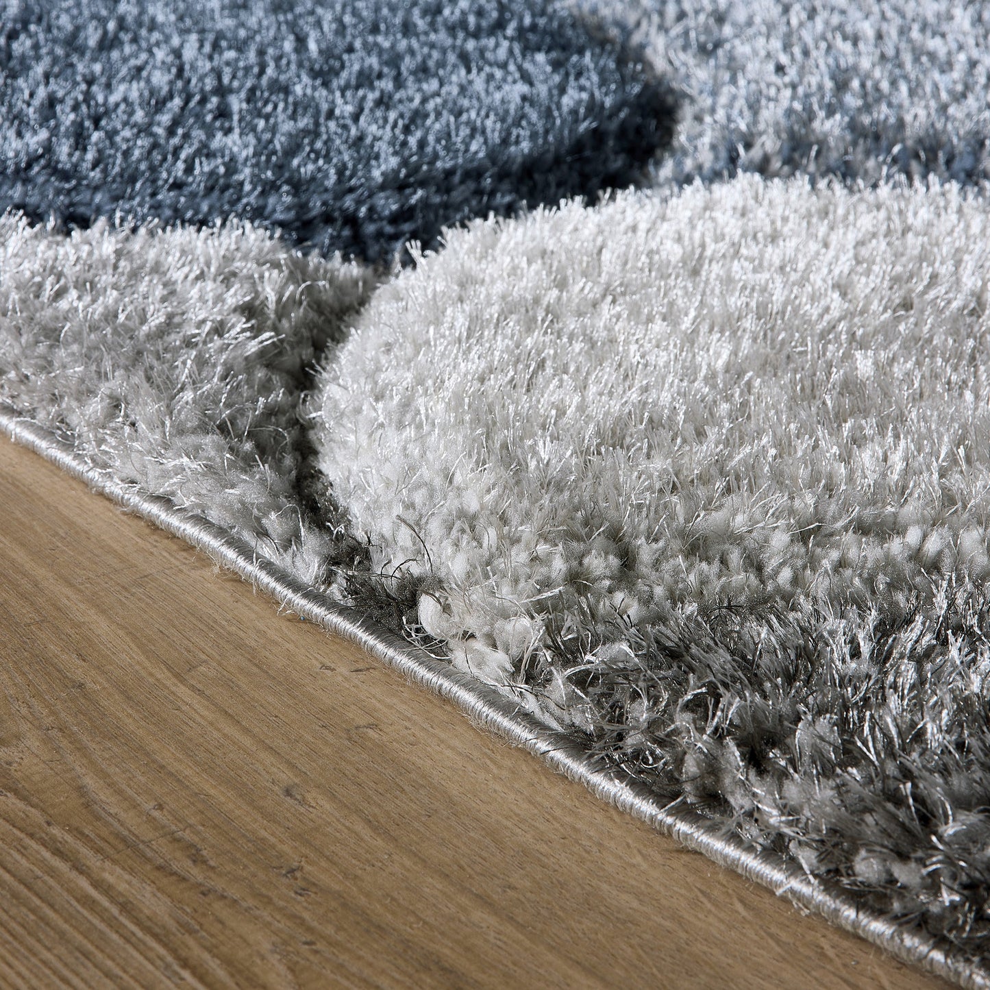 Origins 3D Scallop Large Navy Blue Rug 160cm x 230cm