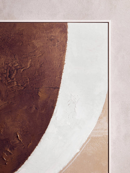 Astratto Brown and Natural Textured Wall Art