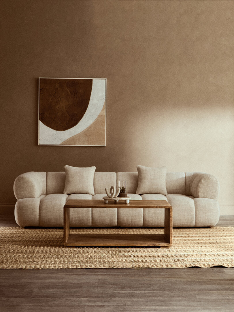 Astratto Brown and Natural Textured Wall Art