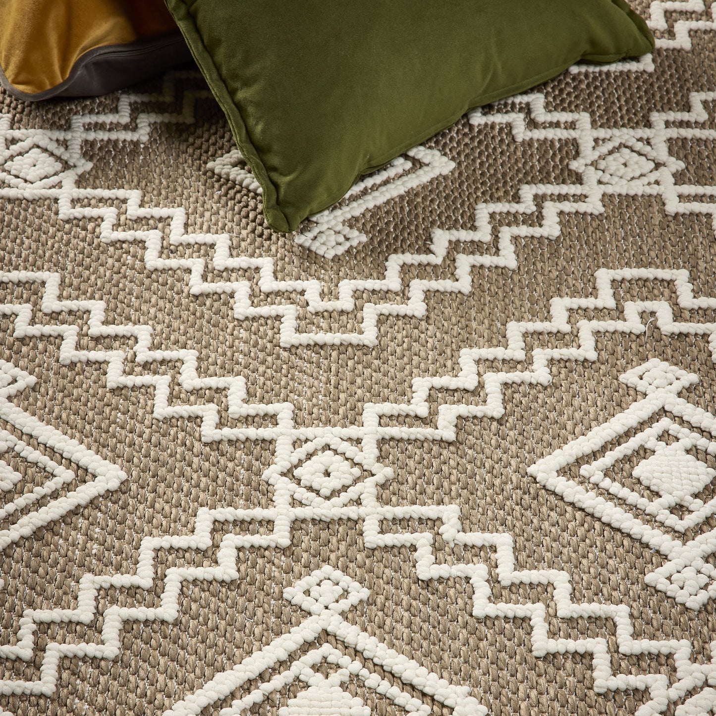 Origins Atlas Diamond Coffee Brown Rug