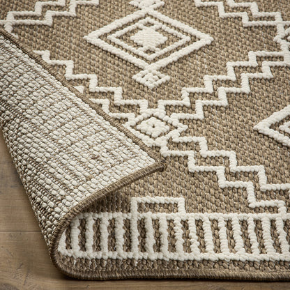 Origins Atlas Diamond Coffee Brown Rug
