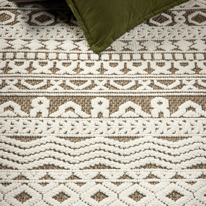Origins Atlas Graphic Coffee Brown Rug