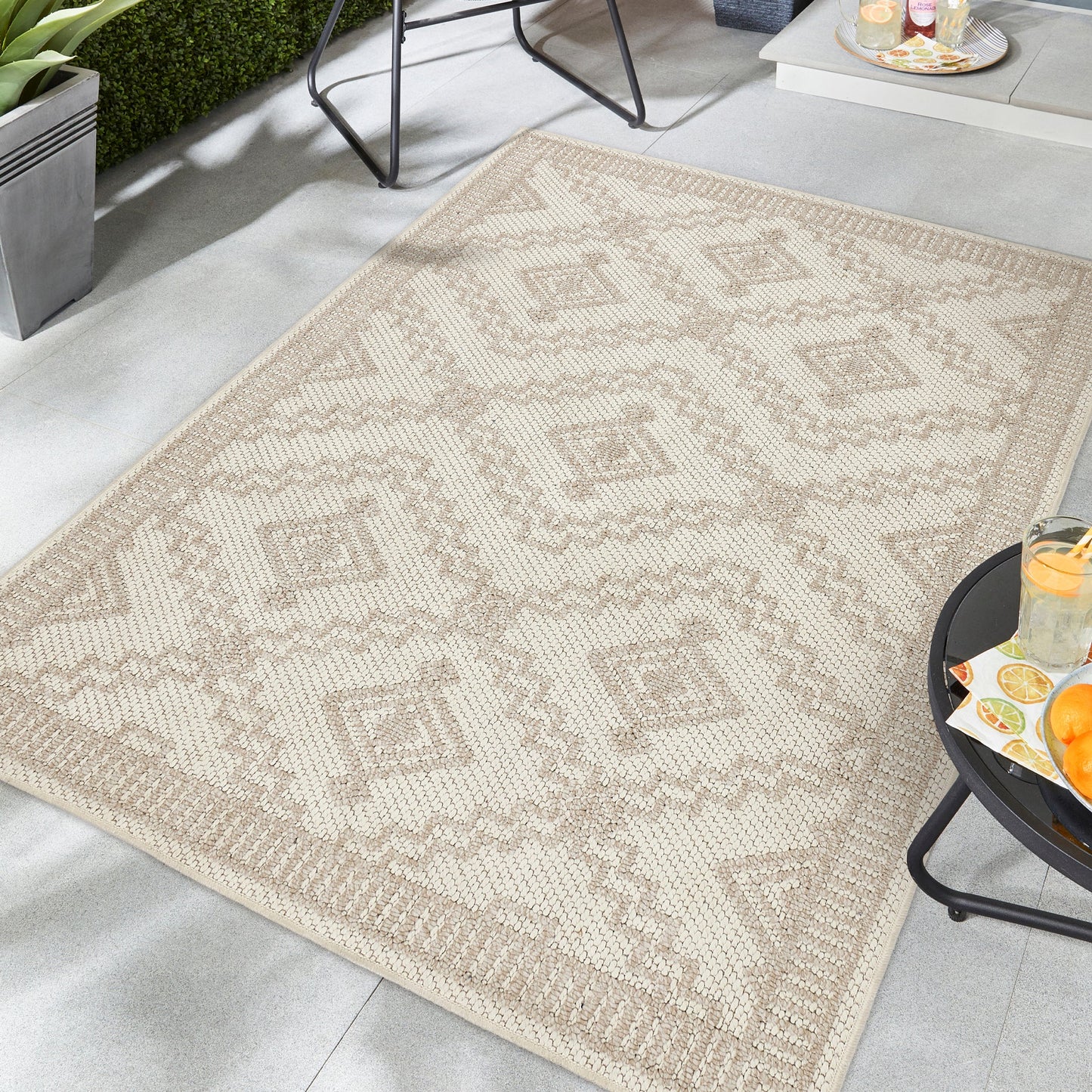 Origins Atlas Diamond Cream Rug