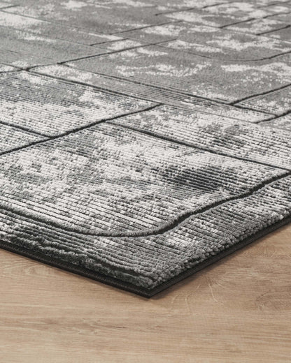Belgravia Cobble Anthracite Grey Rug