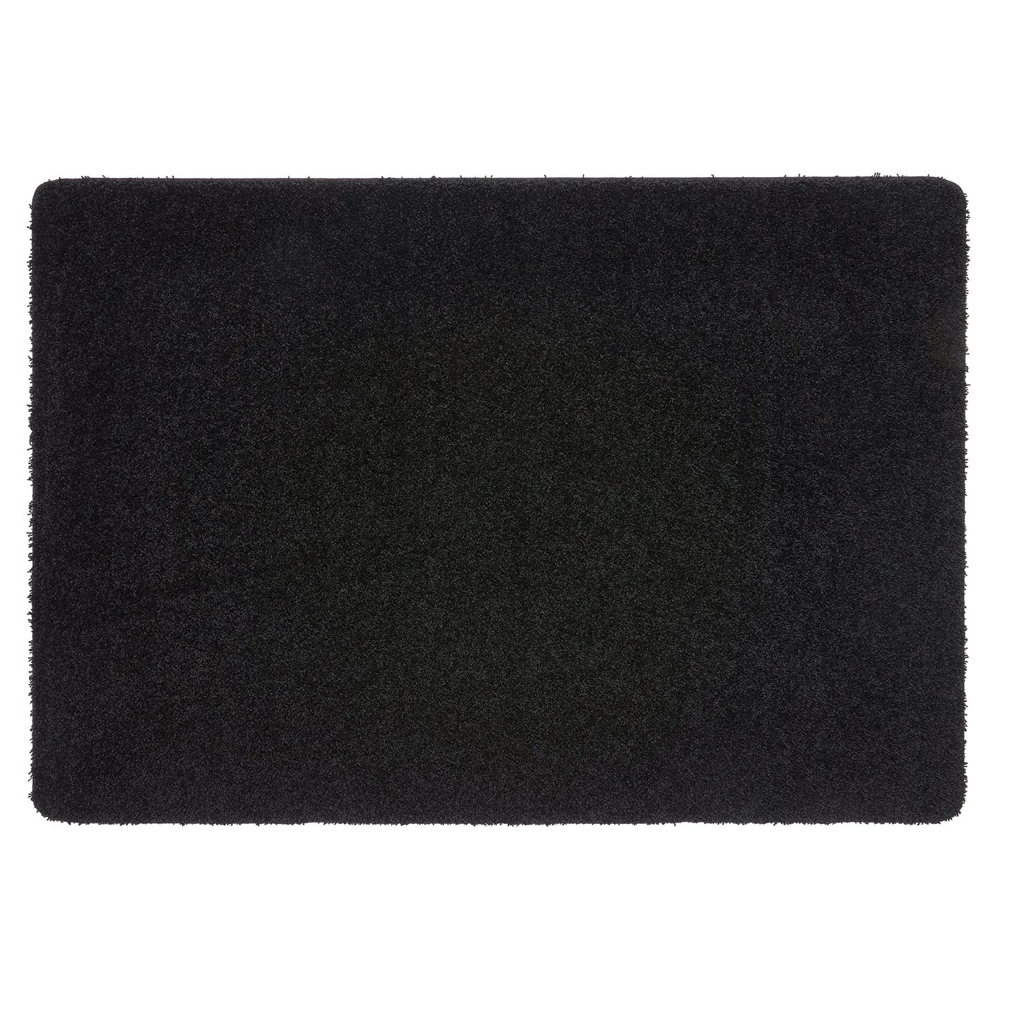 My Rug Black Medium Shaggy Machine Washable Rug 140cm x 200cm
