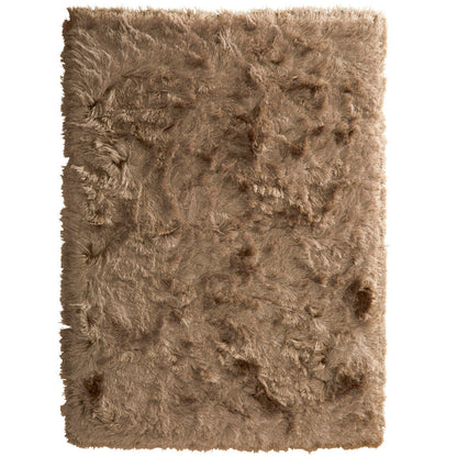 Origins Glamour Deluxe Champagne Light Brown Soft Pile Rug