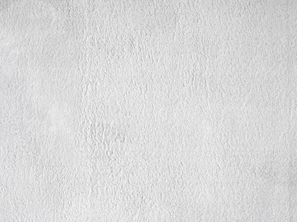 Comfy Plain Silver Washable Rug