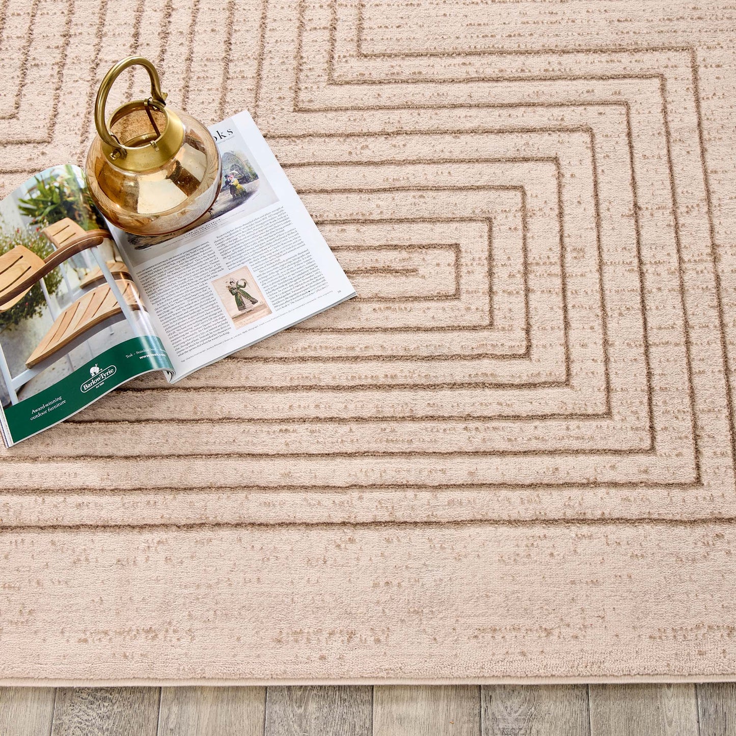 Origin Calacatta Lines Natural Rug 200cm X 290cm