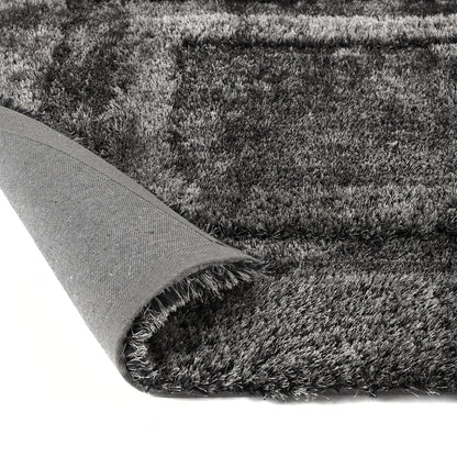 Origins Frame Large Charcoal Grey Rug