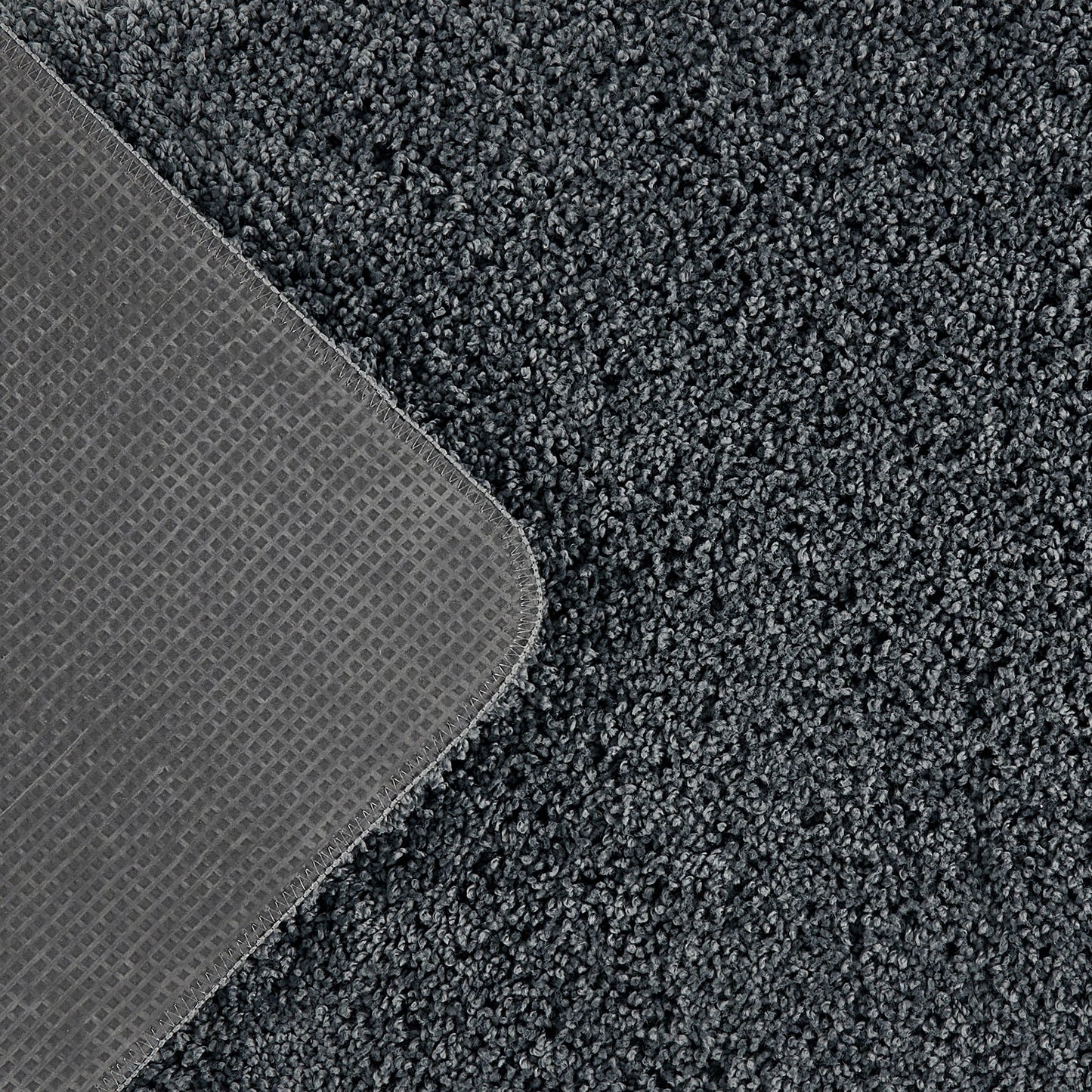 My Rug Medium Charcoal Grey Shaggy Machine Washable Rug 140cm x 200cm