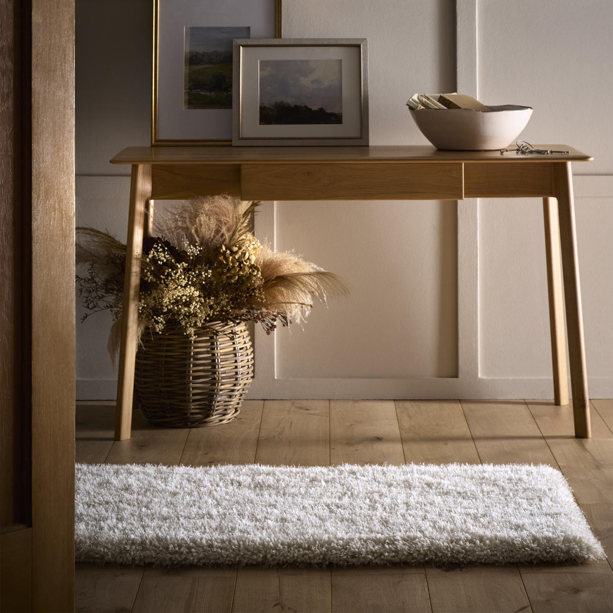 Origins Chicago Cream Soft Pile Shaggy Rug