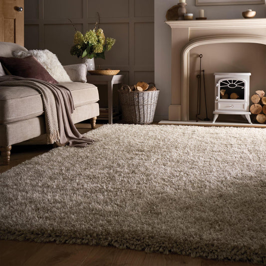 Origins Chicago Latte Light Brown Soft Pile Rug
