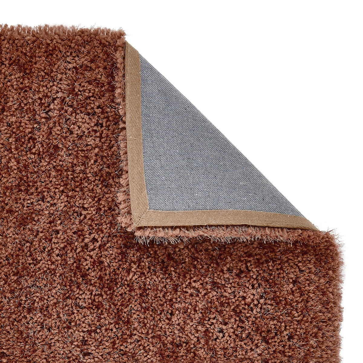 Origins Chicago Rust Brown Soft Pile Rug