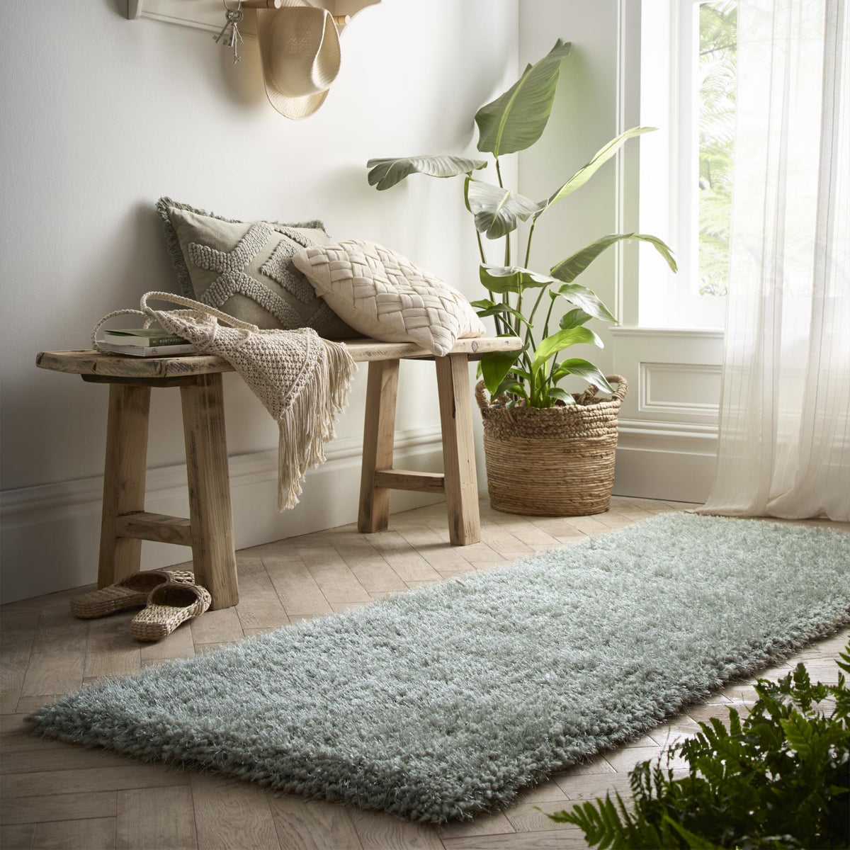 Origins Chicago Sage Green Soft Pile Rug