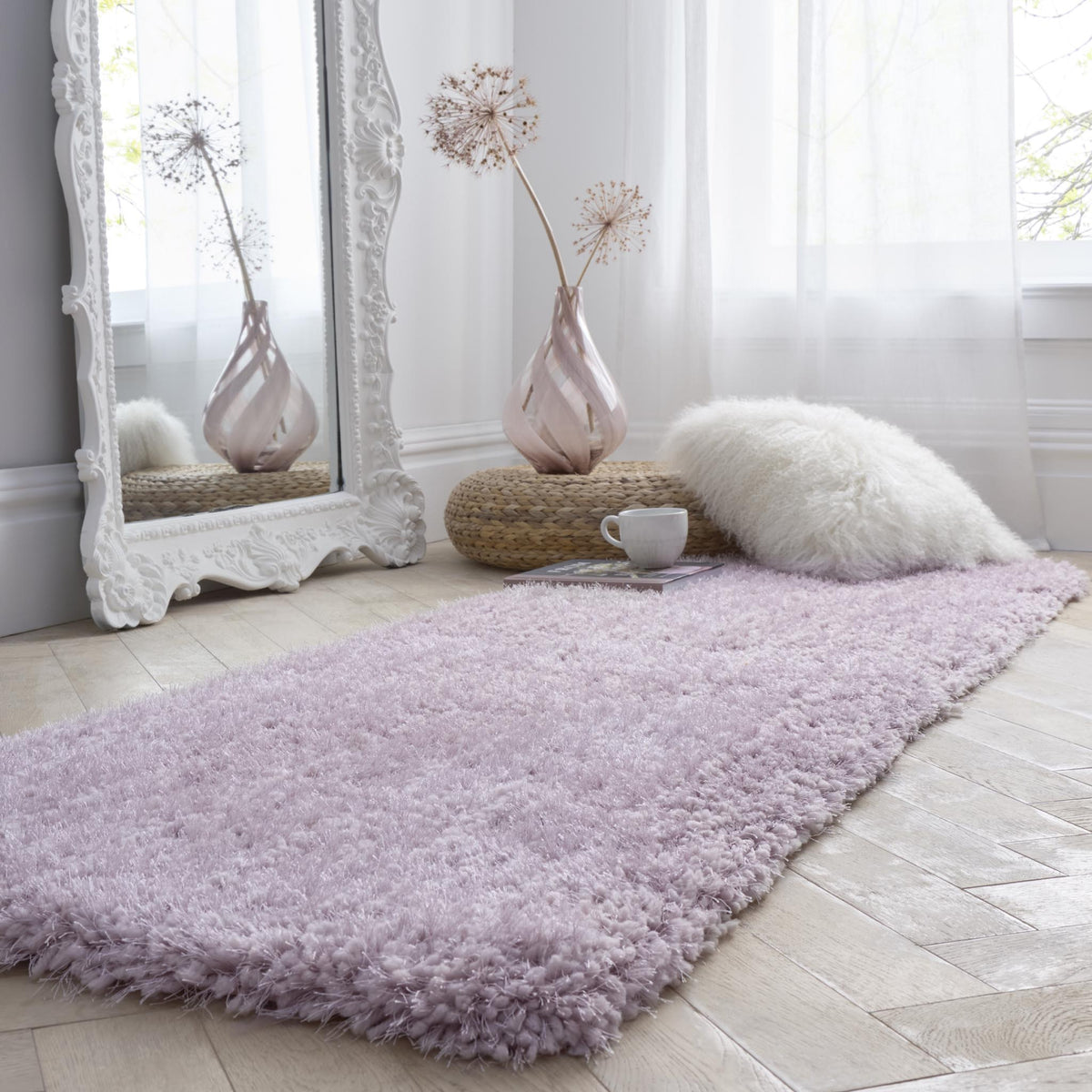 Origins Chicago Lilac Soft Pile Rug