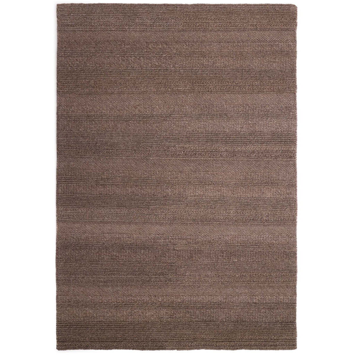 Origins Chunky Knit Brown Wool Rug