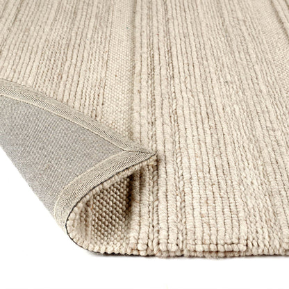 Origins Chunky Knit Cream Wool Rug
