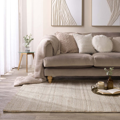 Origins Chunky Knit Cream Wool Rug