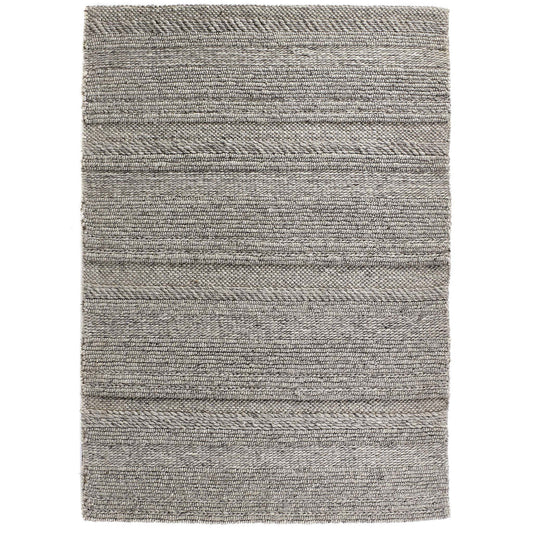 Origins Chunky Knit Natural / Grey Wool Rug