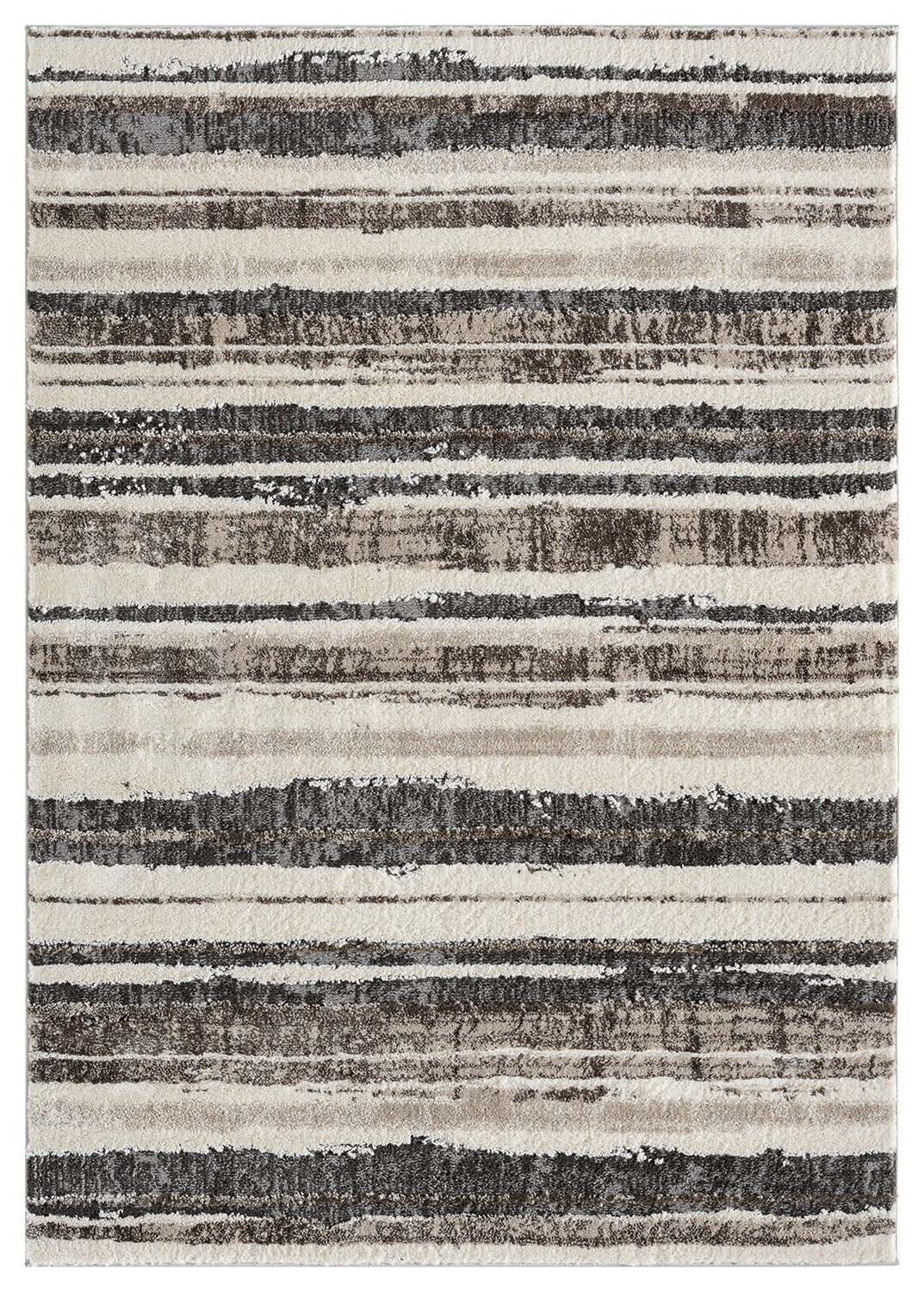 Eleanor Linear Brown Mocha Rug