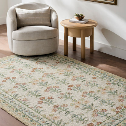 Fairfax Global Sage Traditional  Wool Rug
