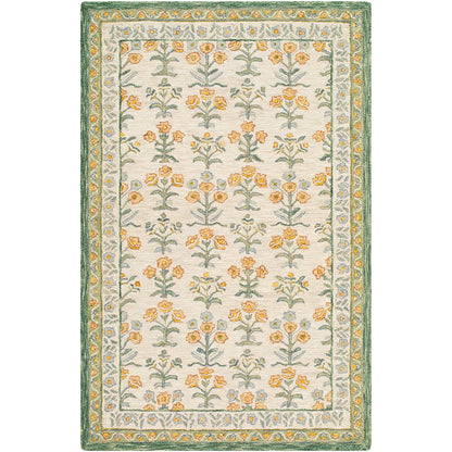 Fairfax Global Olive Traditional Wool Rug
