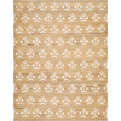 Fiorina Global Sandstone and Cream Jute Rug