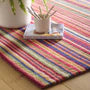 Origin Fine Stripes Multicoloured Wool Rug