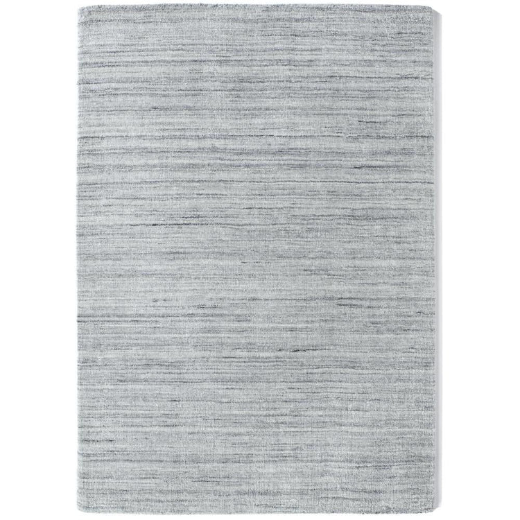 Origins Fine Stripes Silver Wool Rug