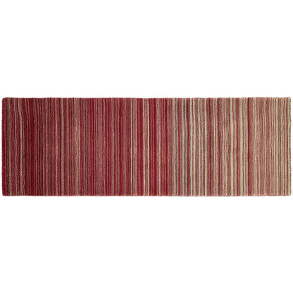Origins Fine Stripes Red Wool Rug