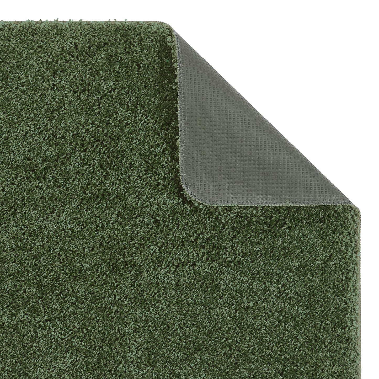 My Rug Forest Green Medium Shaggy Machine Washable Rug 140cm x 200cm