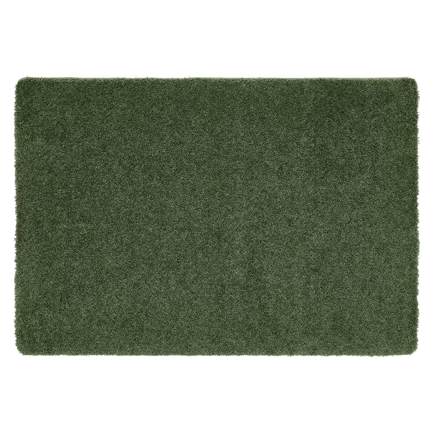 My Rug Forest Green Medium Shaggy Machine Washable Rug 140cm x 200cm