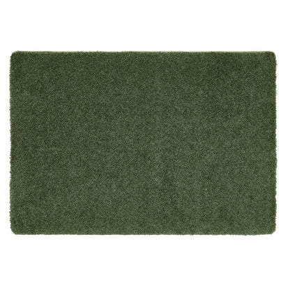 My Rug Forest Green Medium Shaggy Machine Washable Rug 140cm x 200cm