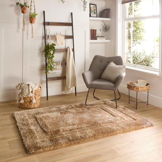 Origins Frame Large Latte Brown Rug